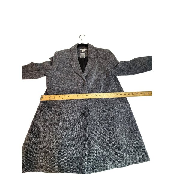 Coldwater Creek Women's Tweed Black & White Three Button Blazer Jacket Size 16 - Picture 5 of 9